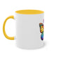 "Rainbow Love: LGBTQIA+ Pride Ceramic- Two Tone Mug