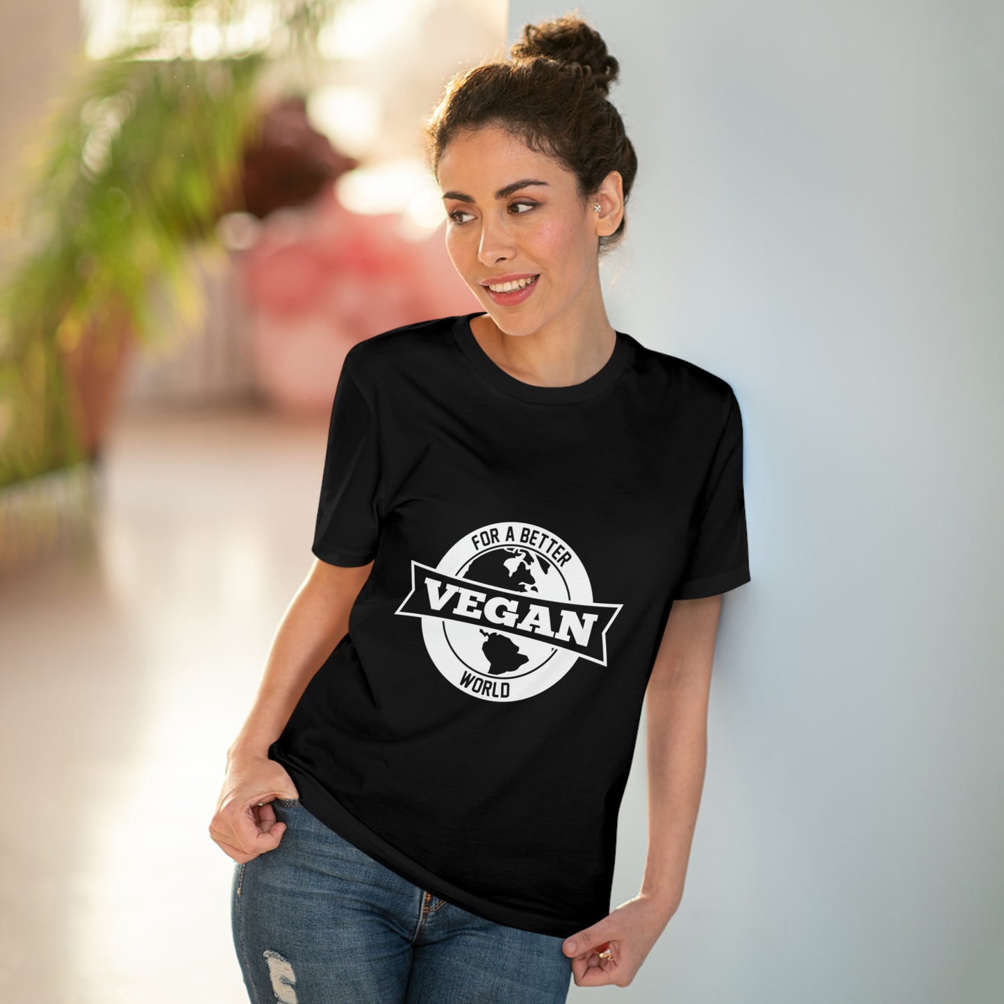 "For a Better Vegan World" - T-Shirt