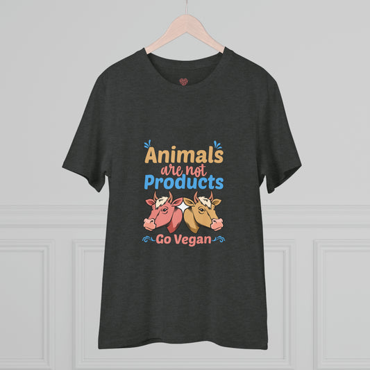 "Animals are not products, Go Vegan"- T-Shirt