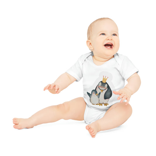 "Adorable Organic Short Sleeve Bodysuit for- Baby Organic Short Sleeve Bodysuit