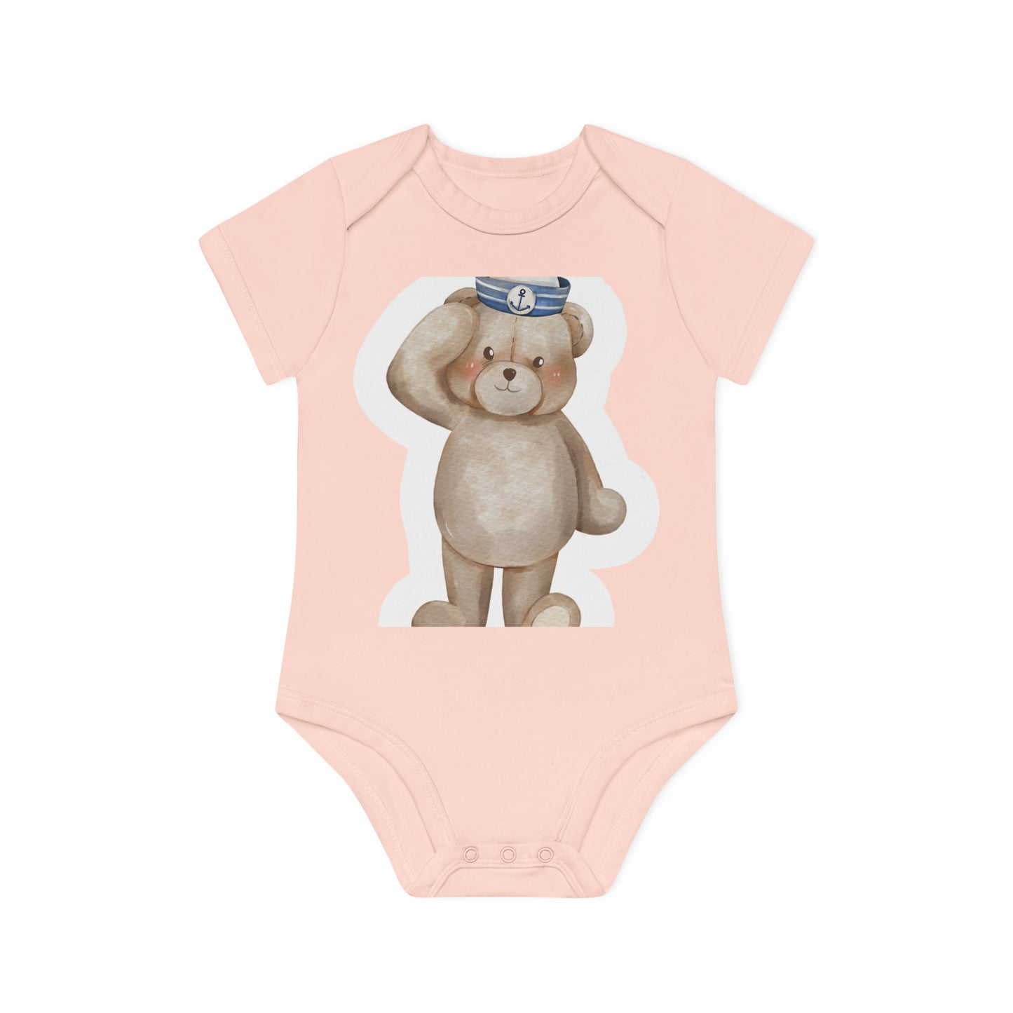 "Organic Cutie: Baby Short Sleeve Bod- Baby Organic Short Sleeve Bodysuit