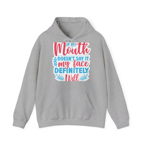 "Sarcastic Sass Hooded Sweatshirt -- Hoodie