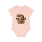 "Organic Cutie: Adorable Baby Short- Baby Organic Short Sleeve Bodysuit