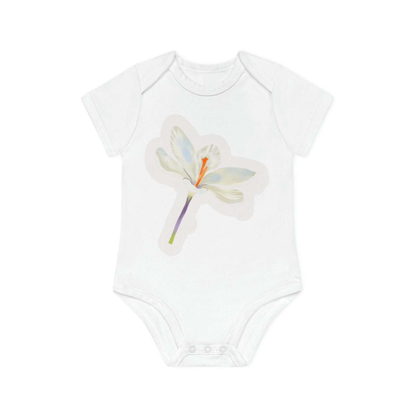 "Adorable Baby Organic Short Sleeve Bodysuit- Baby Organic Short Sleeve Bodysuit