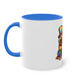 "Rainbow Love: Stay PawSitive" - Two Tone Mug