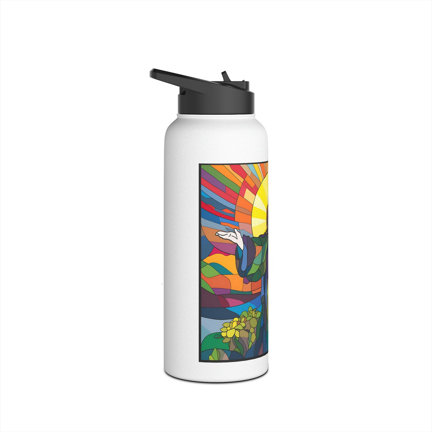 "Jesus Abstract" - Stainless Steel Tumbler