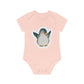 "Penguin Cutie" - Baby Organic Short Sleeve Bodysuit