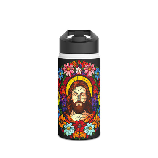 "Jesus - Flowers" - Stainless Steel Tumbler