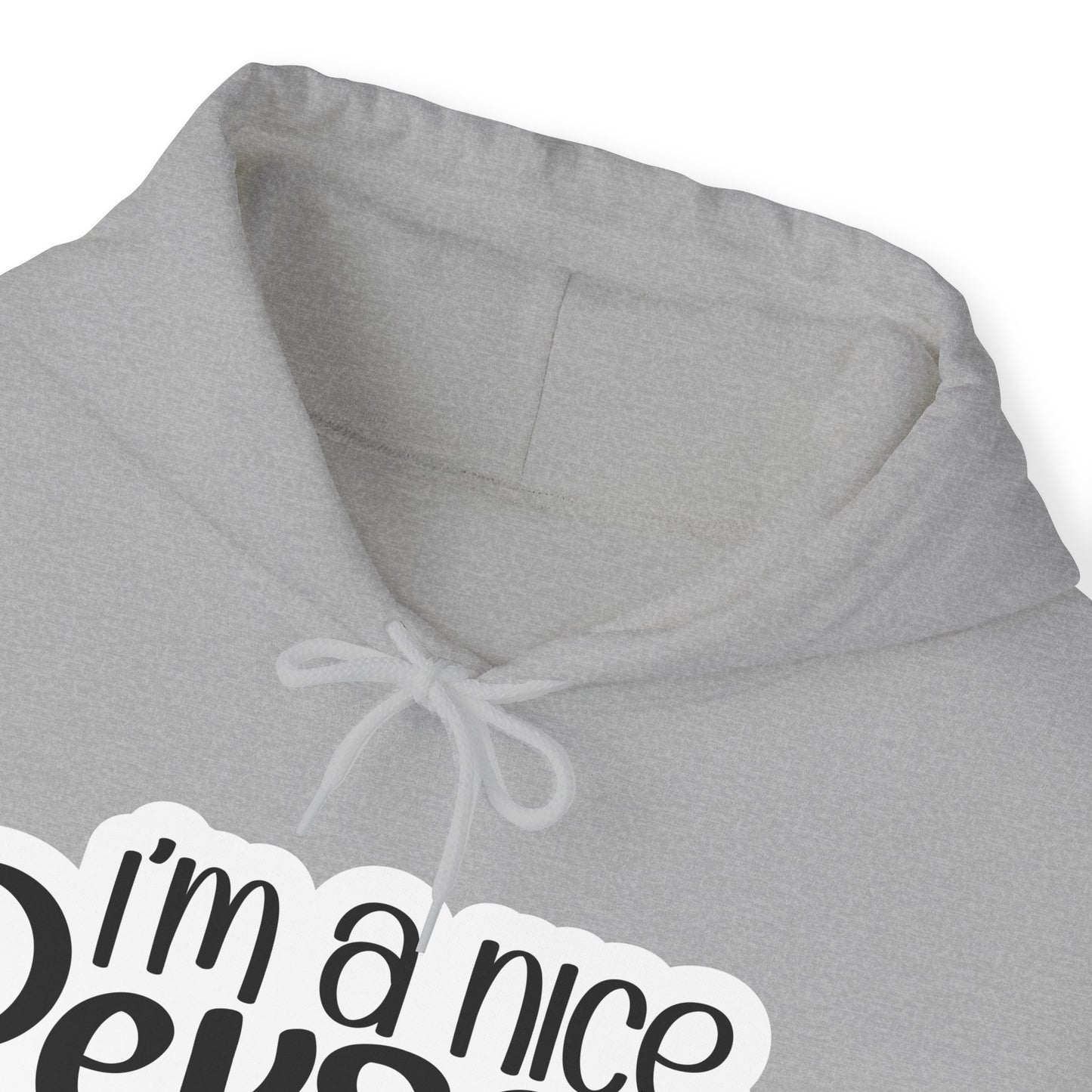 "I'm a nice person, just don'r push the Bitch button" - Sarcastic Hoodie