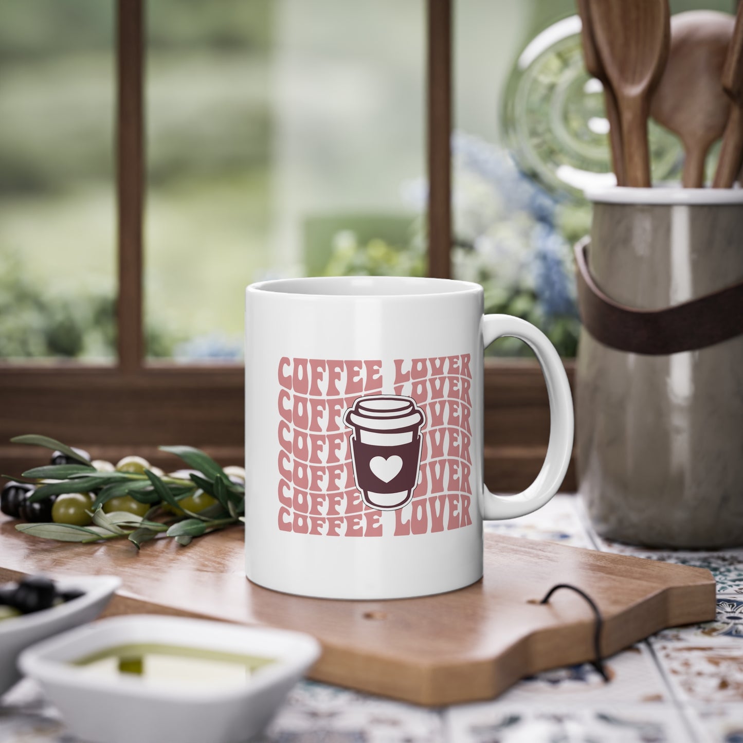 "Coffee Lover" - Ceramic 11oz Mug