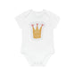 "Royalty Love" - Baby Organic Short Sleeve Bodysuit