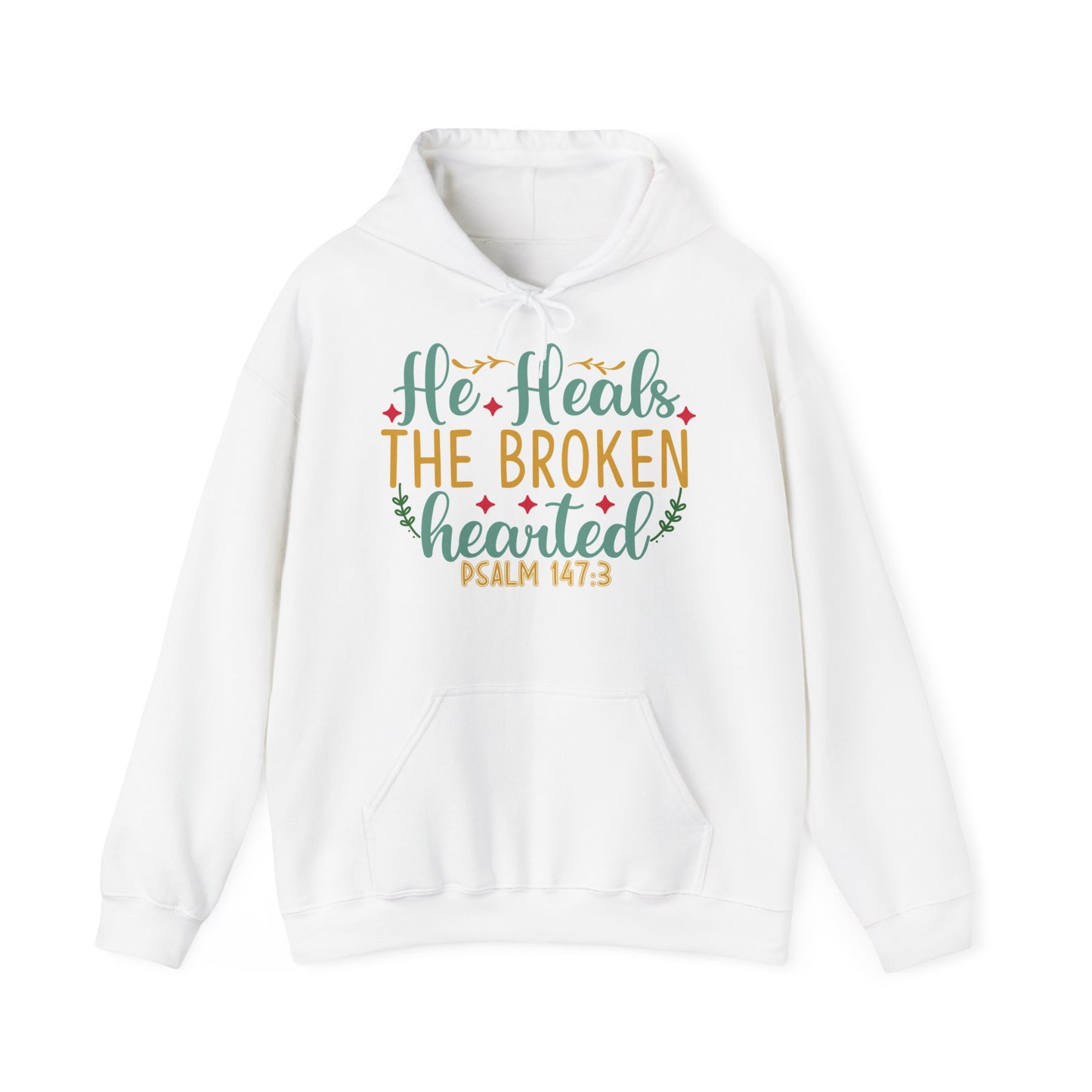 "Faith-Filled Comfort: Christian Quote Hood- Hoodie