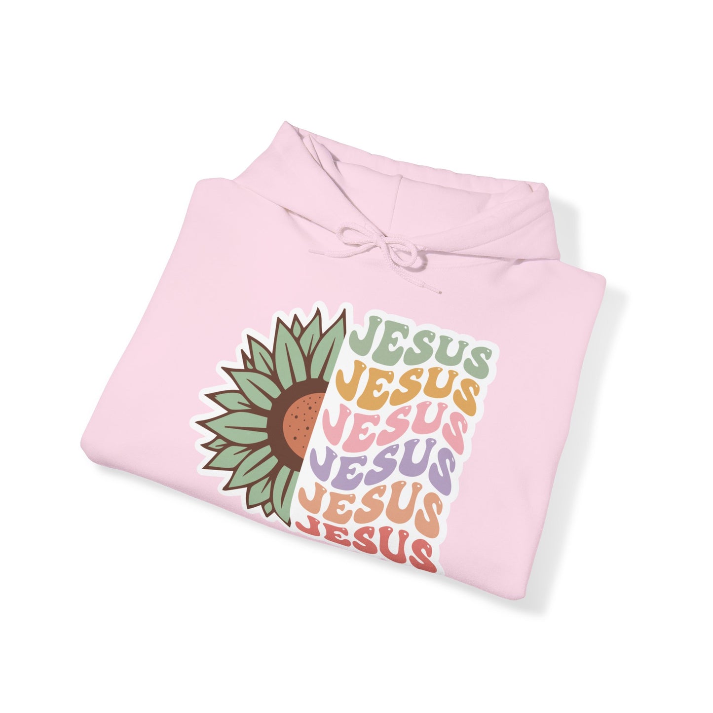 "Jesus Flower" - Hooded Sweatshirt - Hoodie