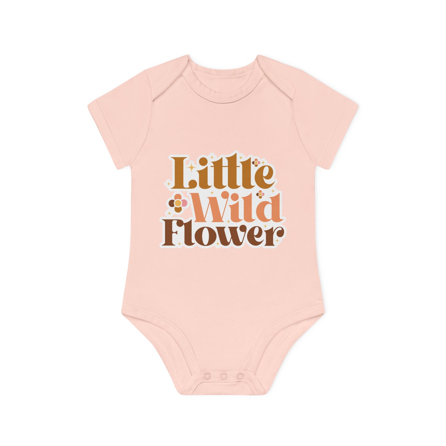 "Adorable Organic Baby Short Sleeve Bodysuit- Baby Organic Short Sleeve Bodysuit