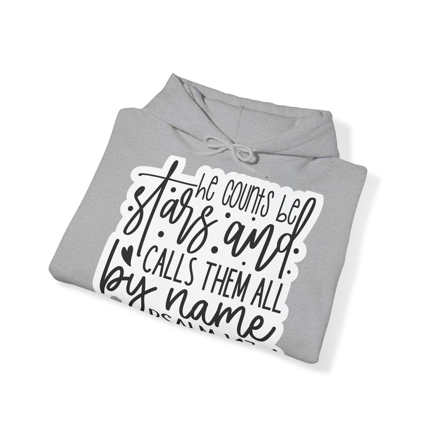 "Heavenly Comfort: Christian Quote Hooded Sweat- Hoodie