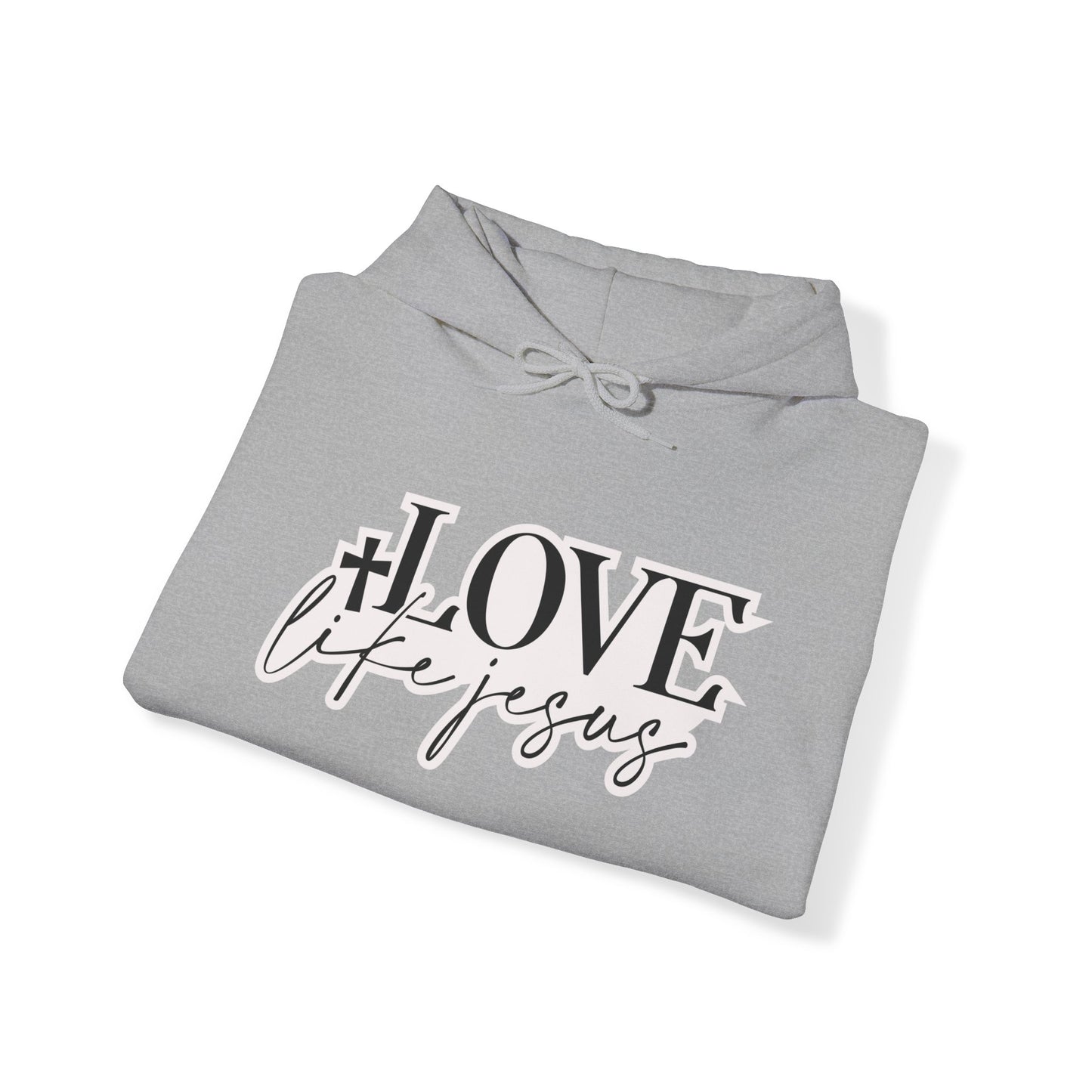 "Faithful Comfort: Christian Quote Hooded- Hoodie