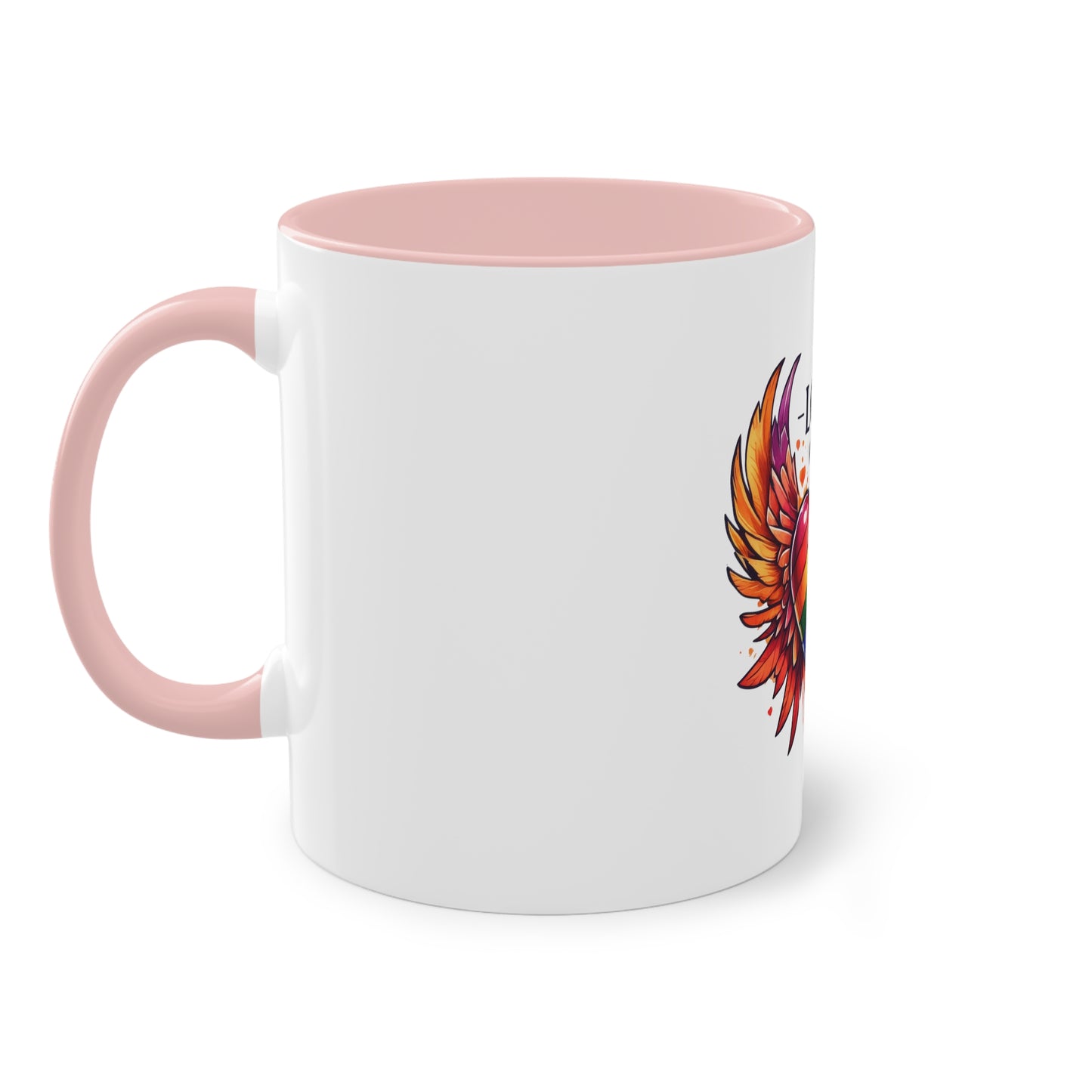 "Rainbow Love Wins" - Two Tone Mug