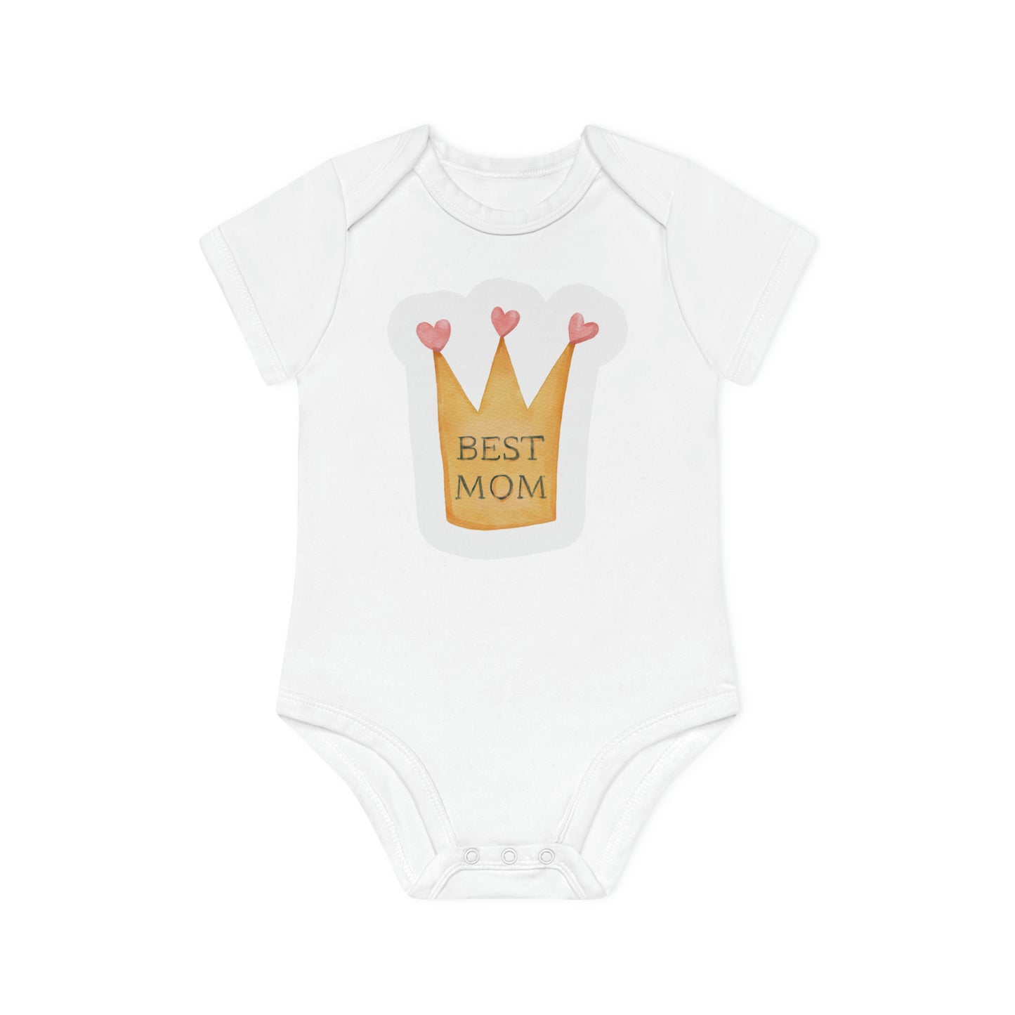 "Best Mom Prize" - Baby Organic Short Sleeve Bodysuit