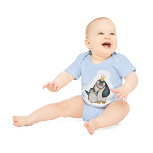 "Adorable Organic Short Sleeve Bodysuit for- Baby Organic Short Sleeve Bodysuit