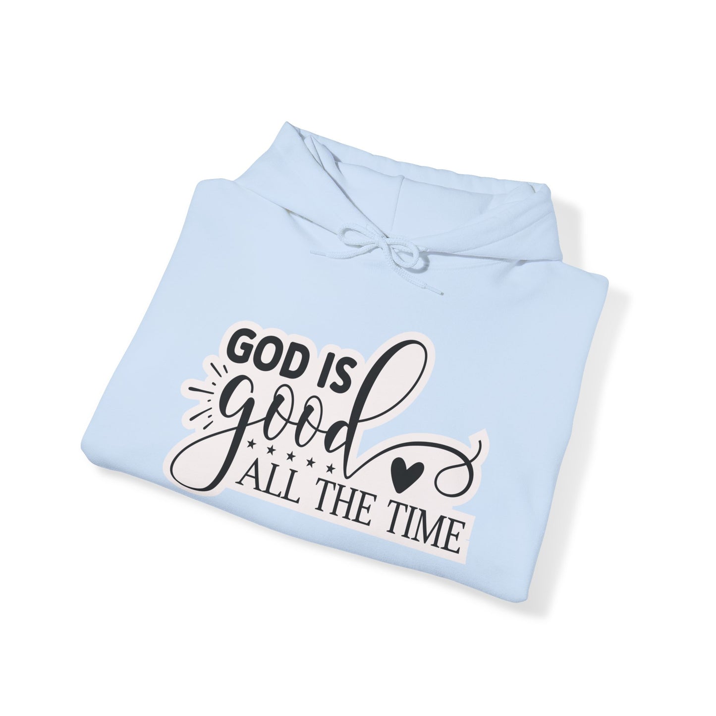 "Faith-filled Comfort: Christian Quote Hooded- Hoodie