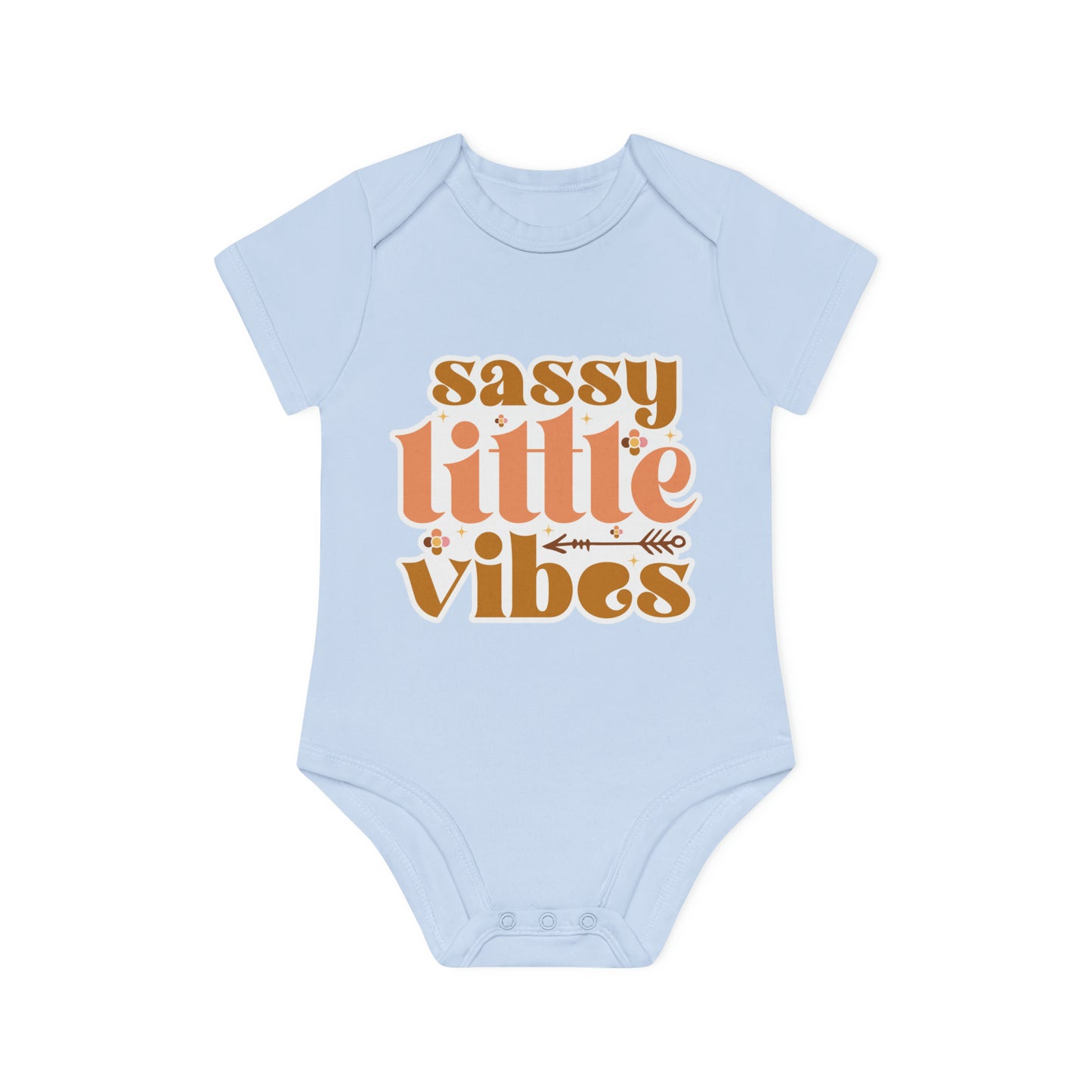 "Adorable Organic Short Sleeve Baby Bodysuit- Baby Organic Short Sleeve Bodysuit