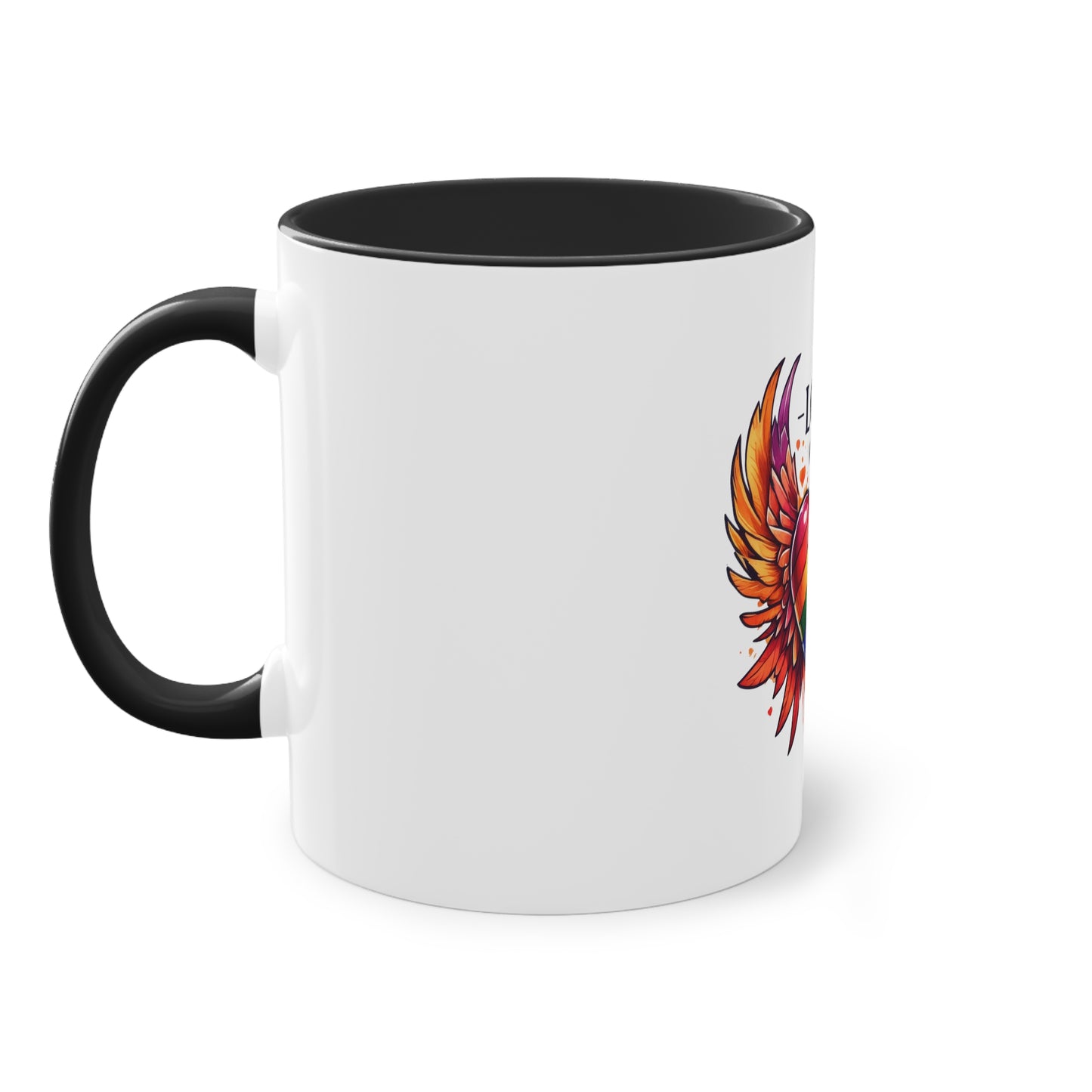 "Rainbow Love Wins" - Two Tone Mug