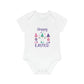 "Happy Easter" - Baby Organic Short Sleeve Bodysuit