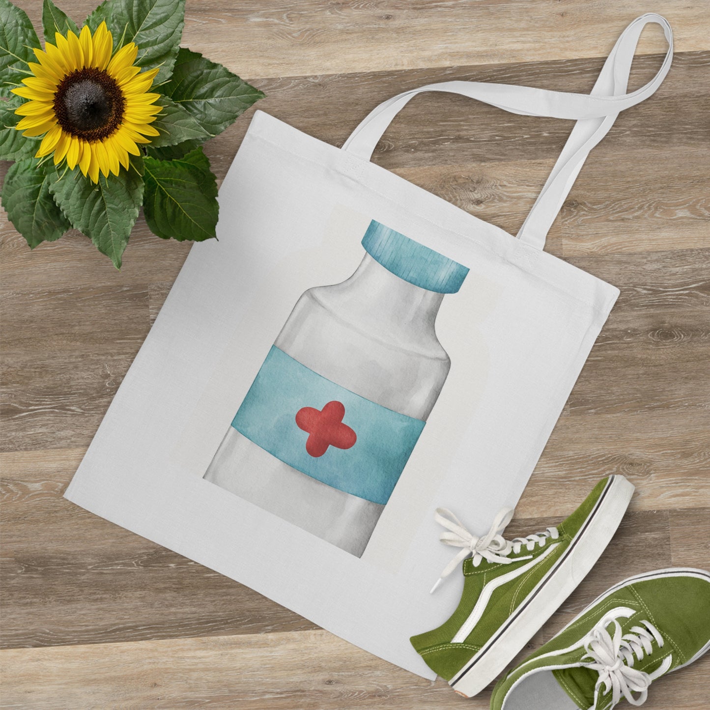 "Saving Lives in Style: Nurse Tote Bag- Tote Bag