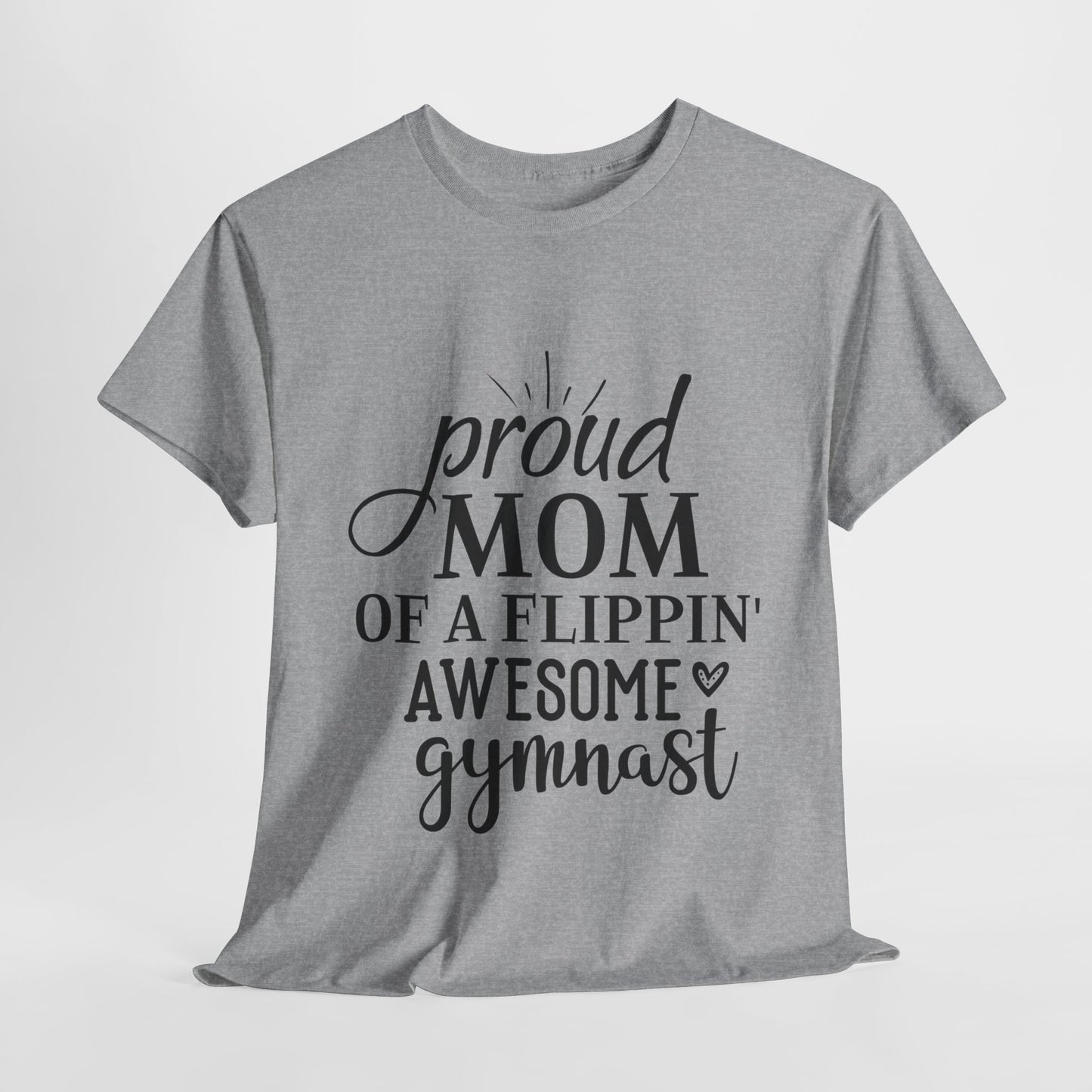 "Gymnast Mom" - Unisex Heavy Cotton Tee