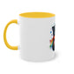 "Rainbow Pride Celebrate Love" - Two Tone Mug