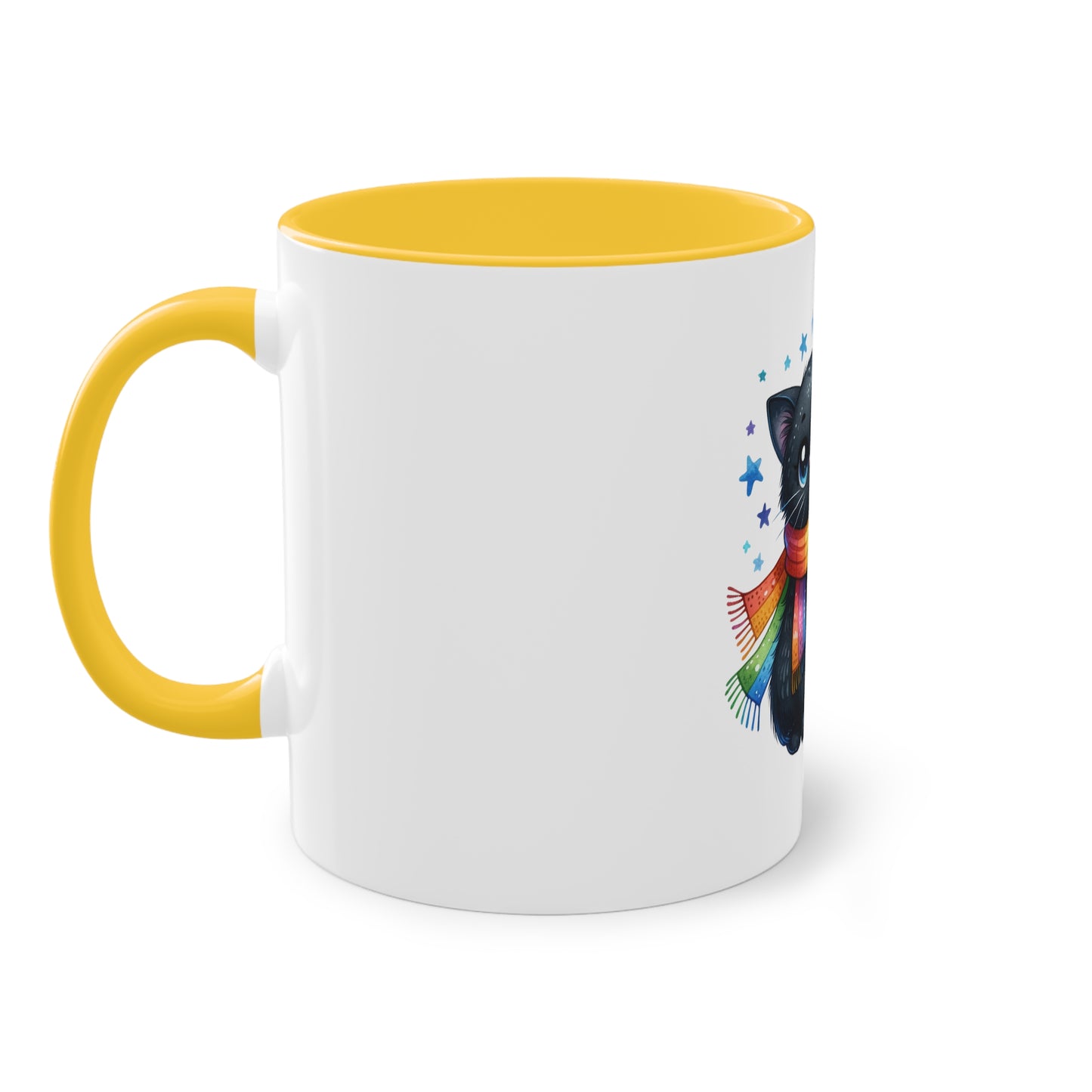 "Rainbow Pride Celebrate Love" - Two Tone Mug