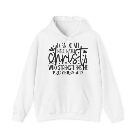 "Blessed and Cozy: Christian Quote Hood- Hoodie