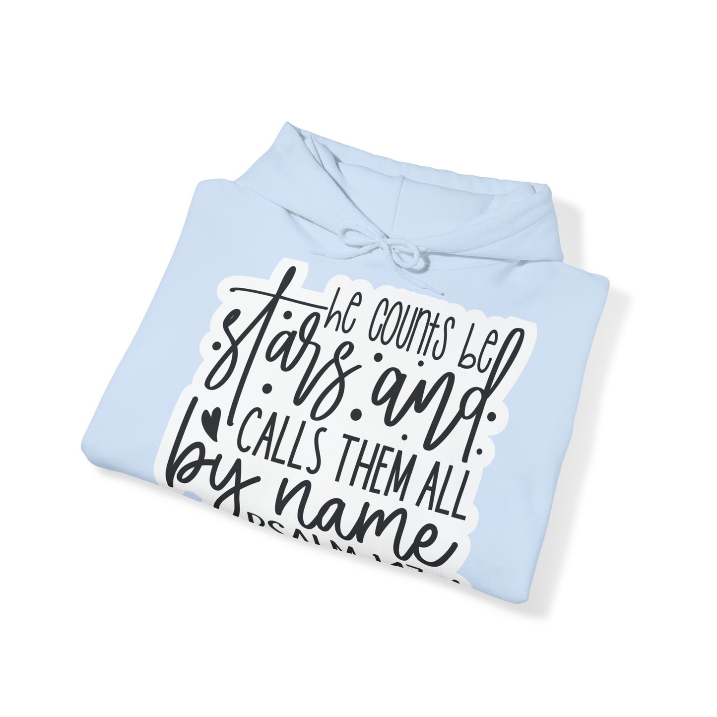 "Heavenly Comfort: Christian Quote Hooded Sweat- Hoodie