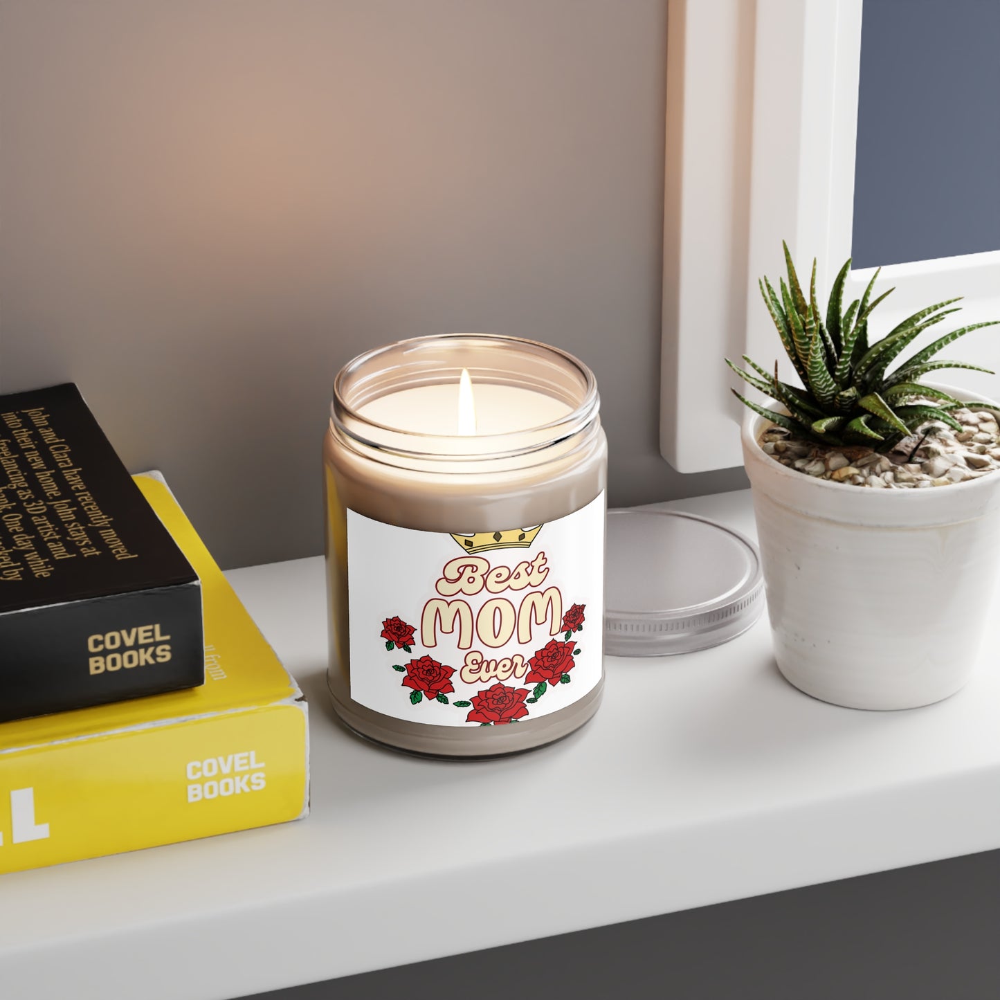 "Mom's Bliss: Lavender Scented- Scented Candle