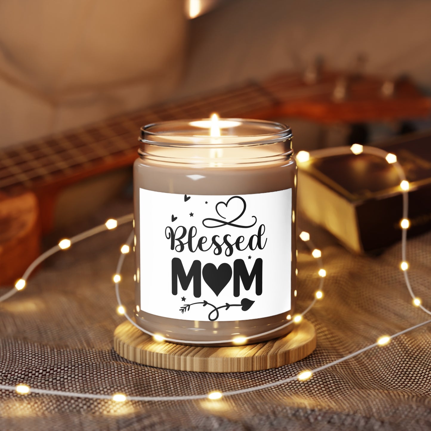 "Mom's Sweet Serenity: Lavender-inf- Scented Candle