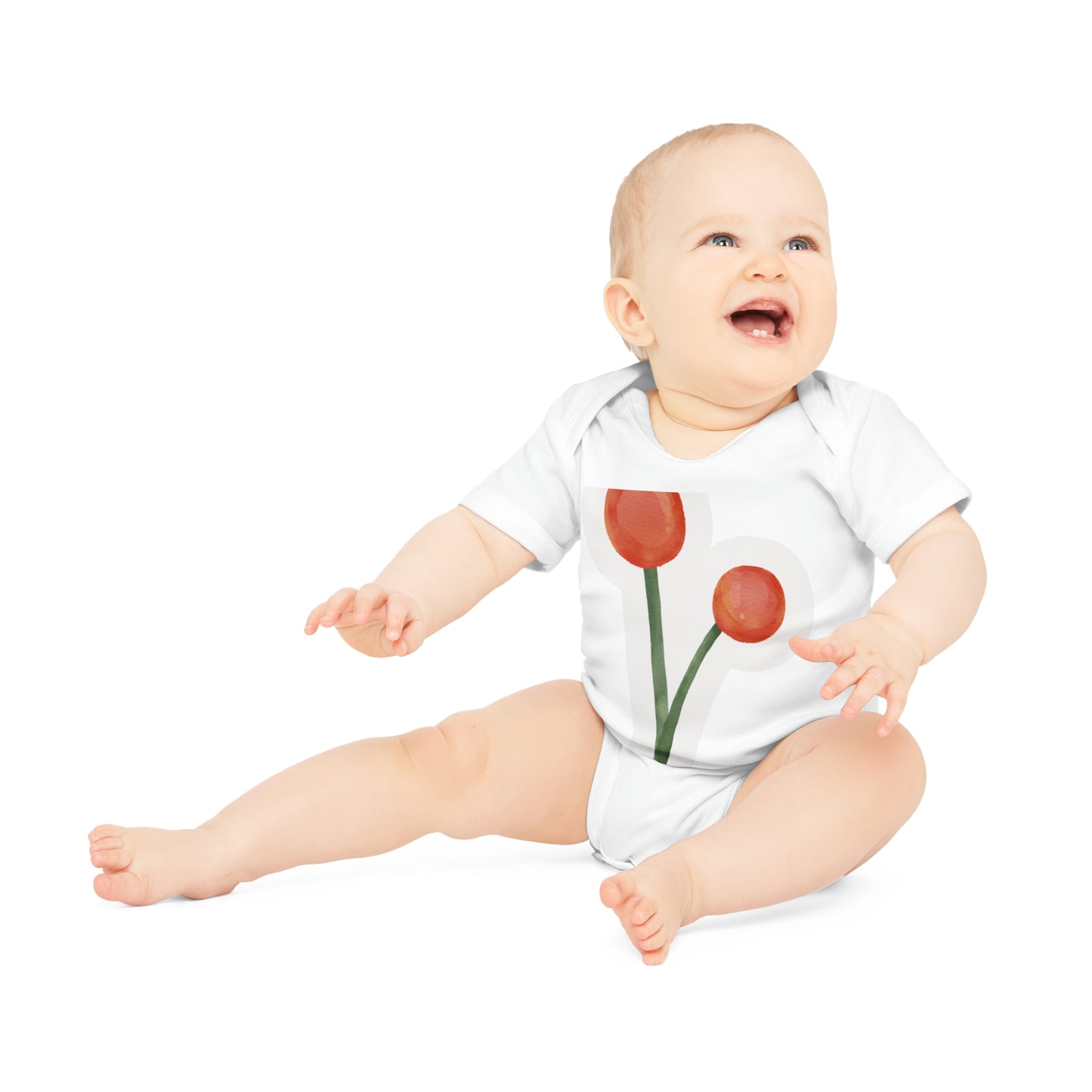 "Adorable Baby Organic Short Sleeve Bodysuit- Baby Organic Short Sleeve Bodysuit