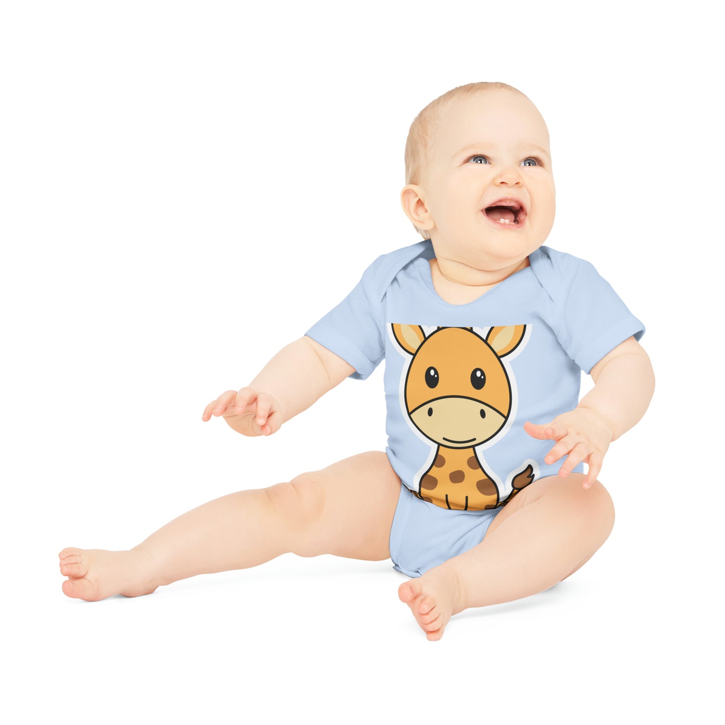 "Tiny Trendsetter: Organic Short Sleeve Bodys- Baby Organic Short Sleeve Bodysuit