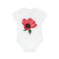 "Organic Adorable Onesie: Sweet Design- Baby Organic Short Sleeve Bodysuit