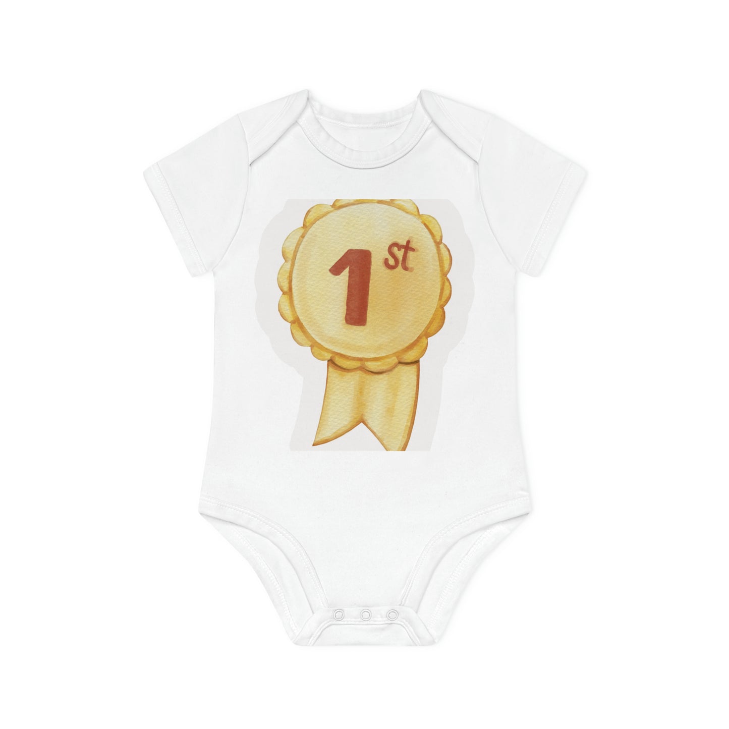 "Adorable Eco-Friendly Baby Bodysuit- Baby Organic Short Sleeve Bodysuit