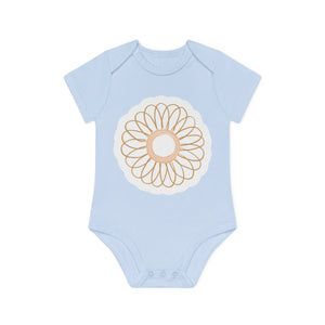 "Budding Blossom" - Baby Organic Short Sleeve Bodysuit