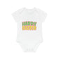 "Happy Easter" - Baby Organic Short Sleeve Bodysuit