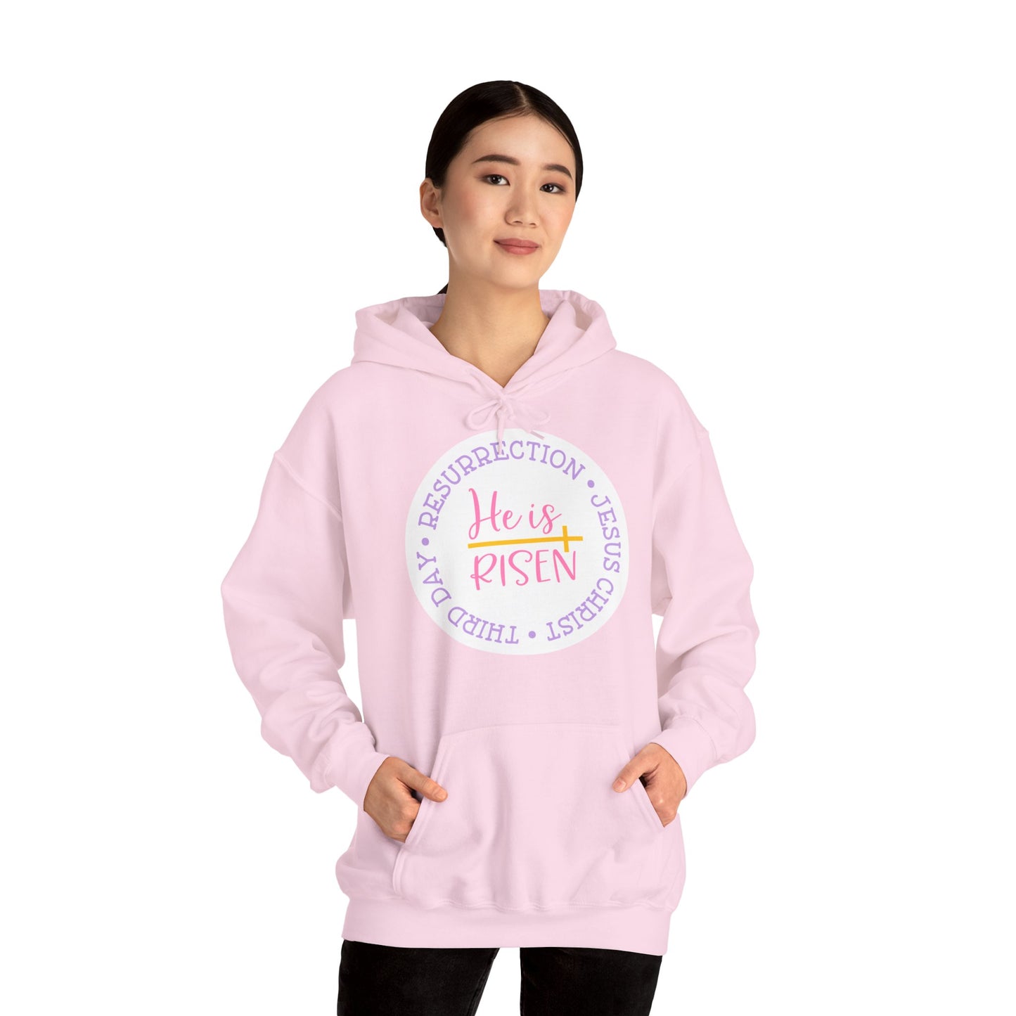 "He is Risen"- Christian Quote - Hoodie