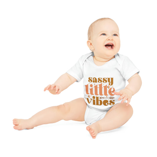 "Adorable Organic Short Sleeve Baby Bodysuit- Baby Organic Short Sleeve Bodysuit