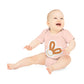 Organic Cutie: Adorable Baby Organic Short Sleeve Bodysuit