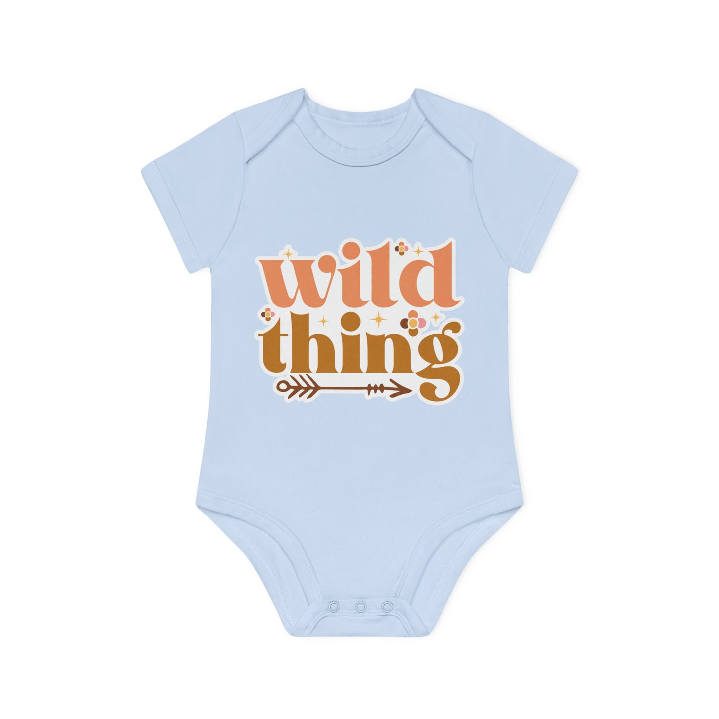 "Wild Thing" - Sweet Baby Organic Short Sleeve Bodysuit