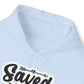 "Saved by Grace" - Blessed & Cozy: Christian Quote - Hoodie