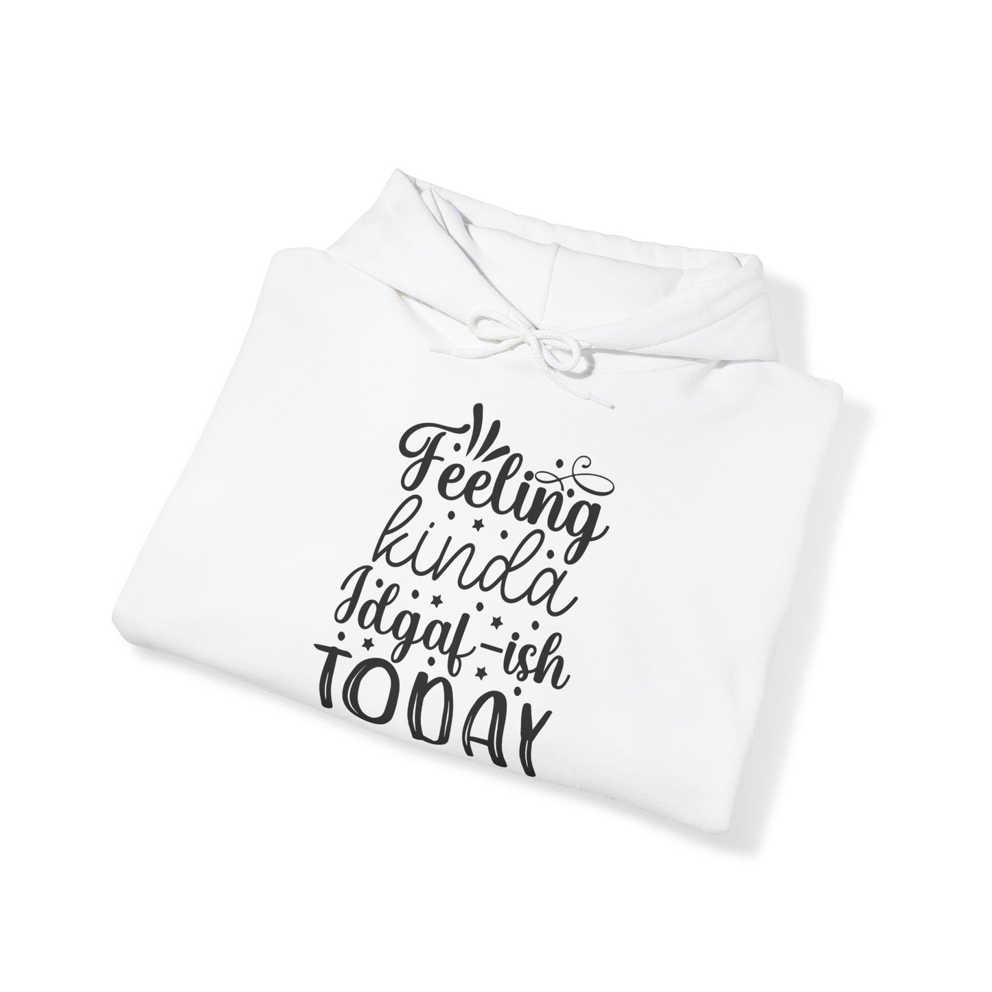 "Feeling kinda IDGAF -ish today" - Sassy Style Hooded Sweatshirt - Hoodie