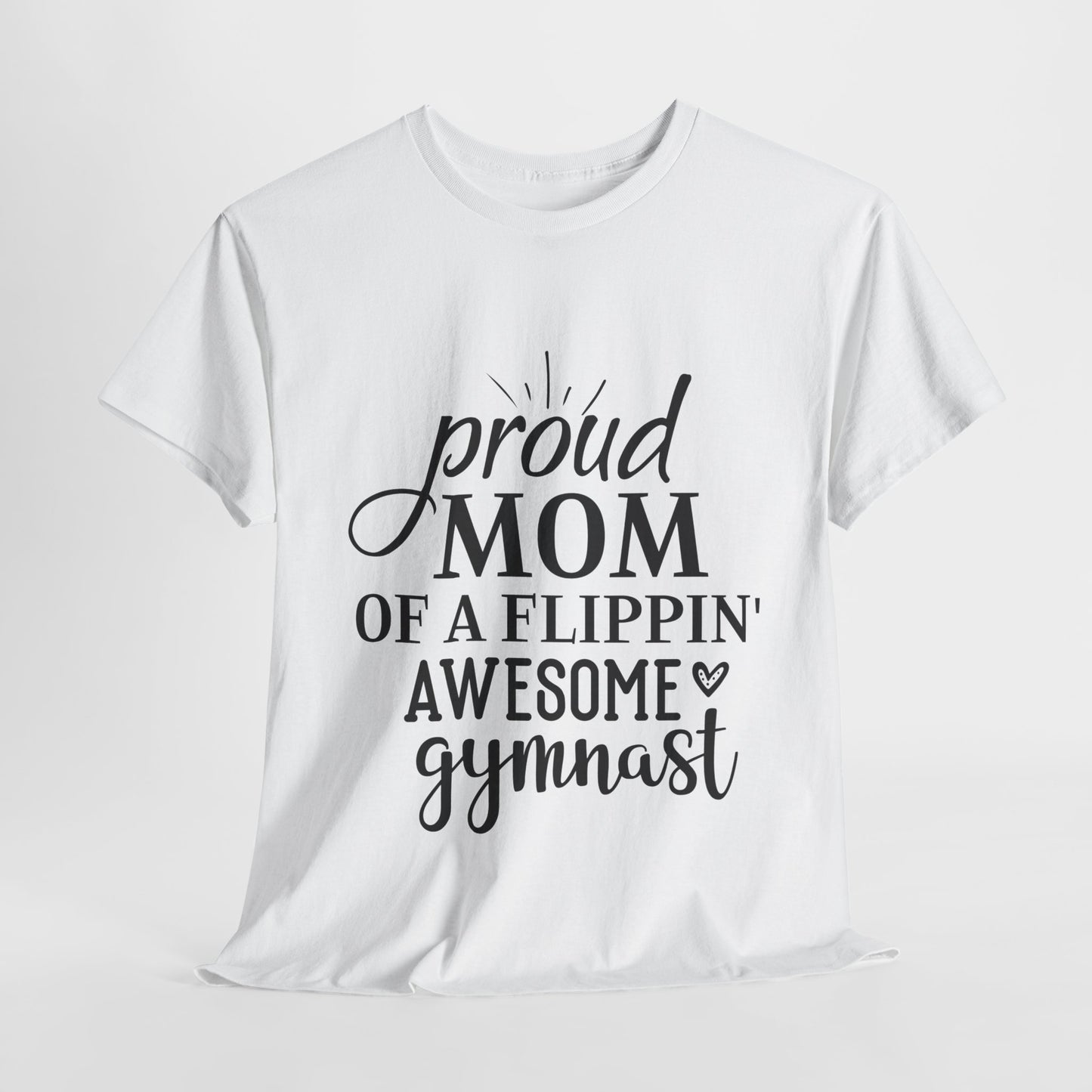 "Gymnast Mom" - Unisex Heavy Cotton Tee