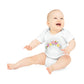 "Blooming Cutie Pie" - Baby Organic Short Sleeve Bodysuit