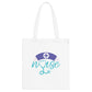 "Caring Hearts Nurse Tote Bag - Stylish- Tote Bag